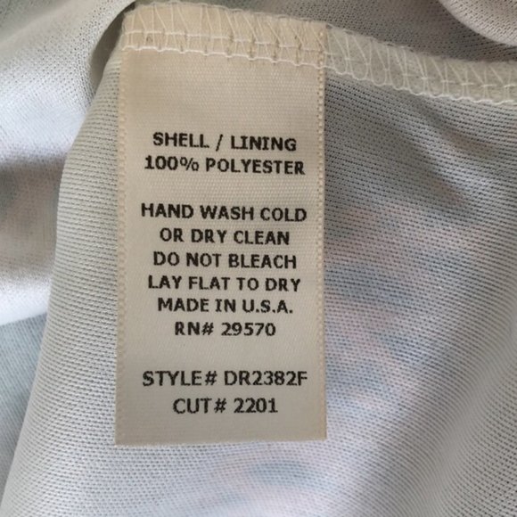 Blue Rain Chevron Print Dress Size S - Picture 7 of 7